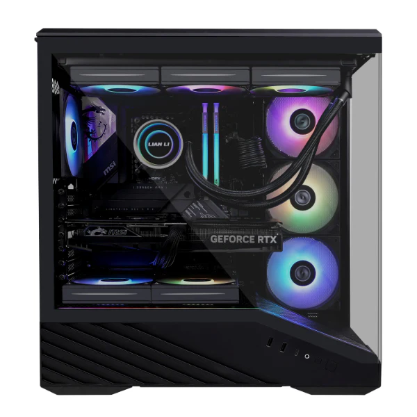Lian Li Vector V100R Mid-Tower Case (Black, White) (G99.V100RX.01, G99.V100RW.00) - Image 9