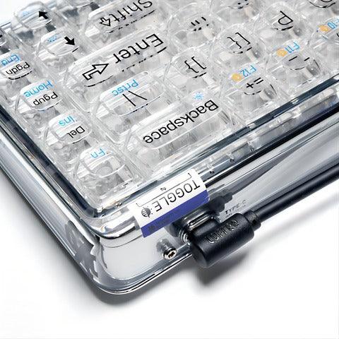 Lofree 1% Fresnel Dual-Mode Mechanical Keyboard (Clear) - Image 6