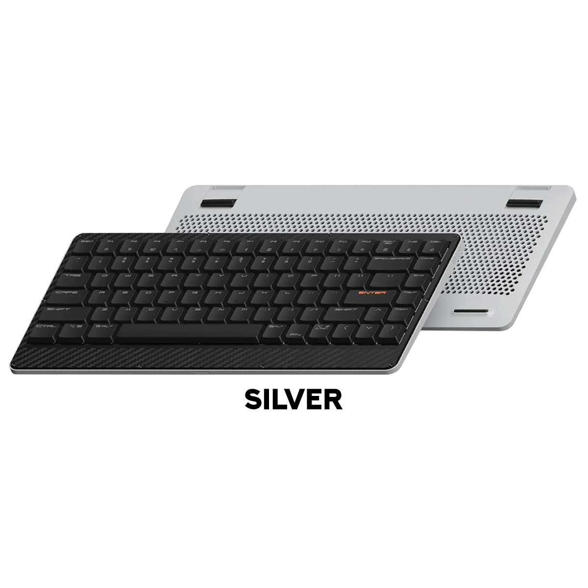 Lofree Edge 84 Key Dual Mode Low Profile Mechanical Keyboard (Black, Silver) - Image 8