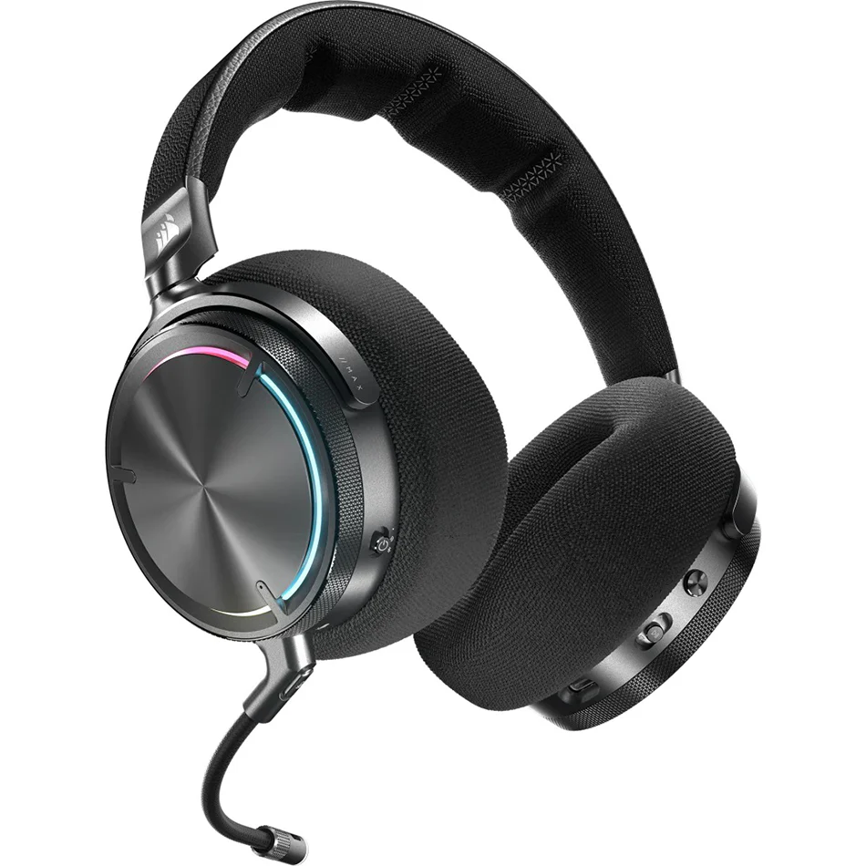Corsair Virtuoso Max Wireless High-Fidelity Gaming Headset (Silver, Carbon) - Image 12