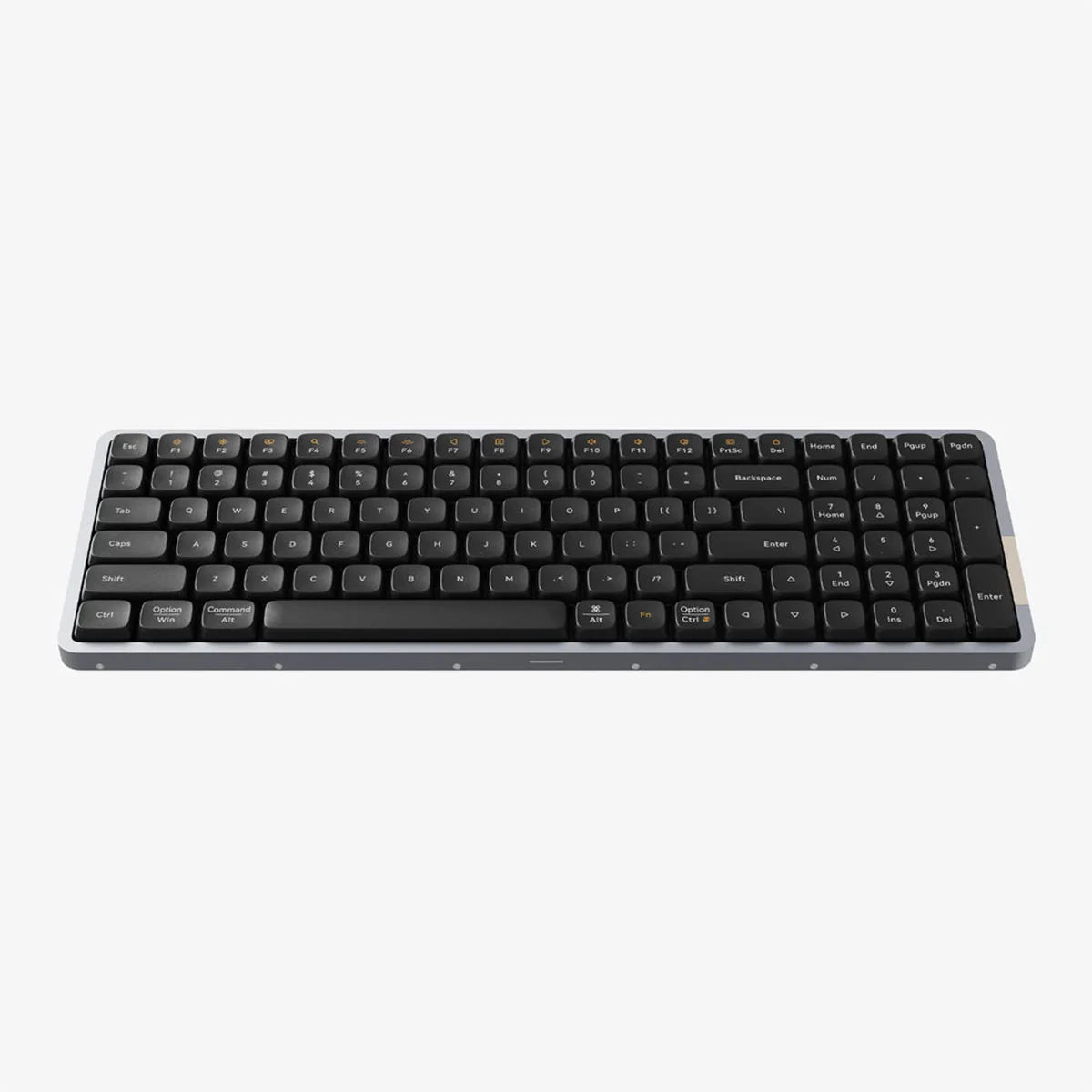 Lofree Flow 100 Keys Dual Mode Low Profile Mechanical Keyboard (Silver, Black) - Image 8