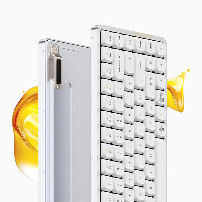 Lofree Flow 84 Keys Dual Mode Low Profile Mechanical Keyboard (Silver) - Image 7