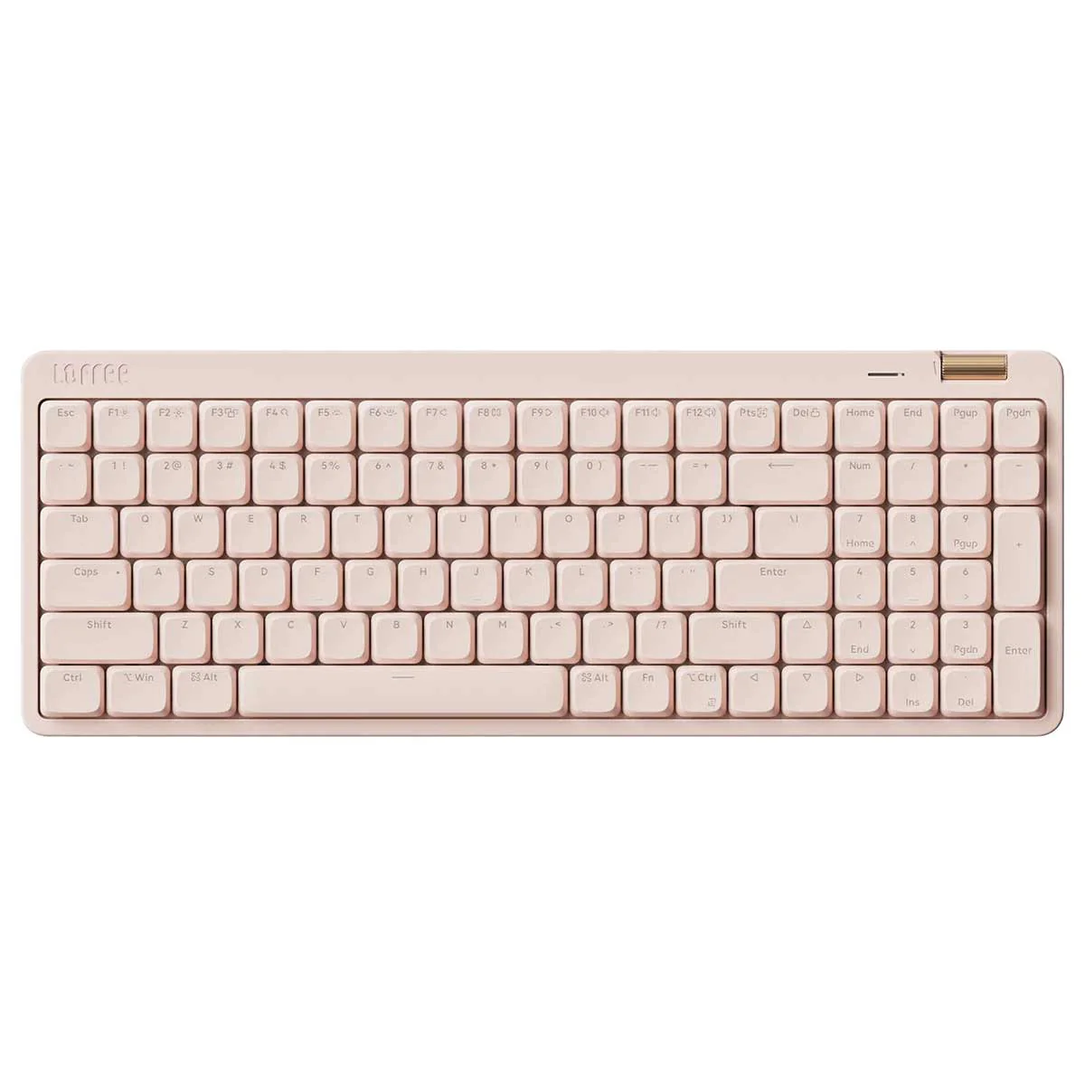 Lofree Flow Lite 100 Keys Triple Mode Low Profile Mechanical Keyboard (Pink) - Image 2