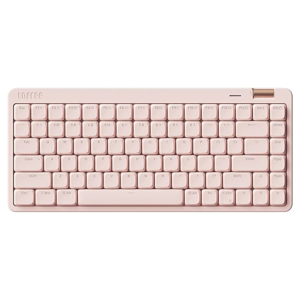 Lofree Flow Lite 84 Keys Triple Mode Low Profile Mechanical Keyboard (Pink) - Image 2