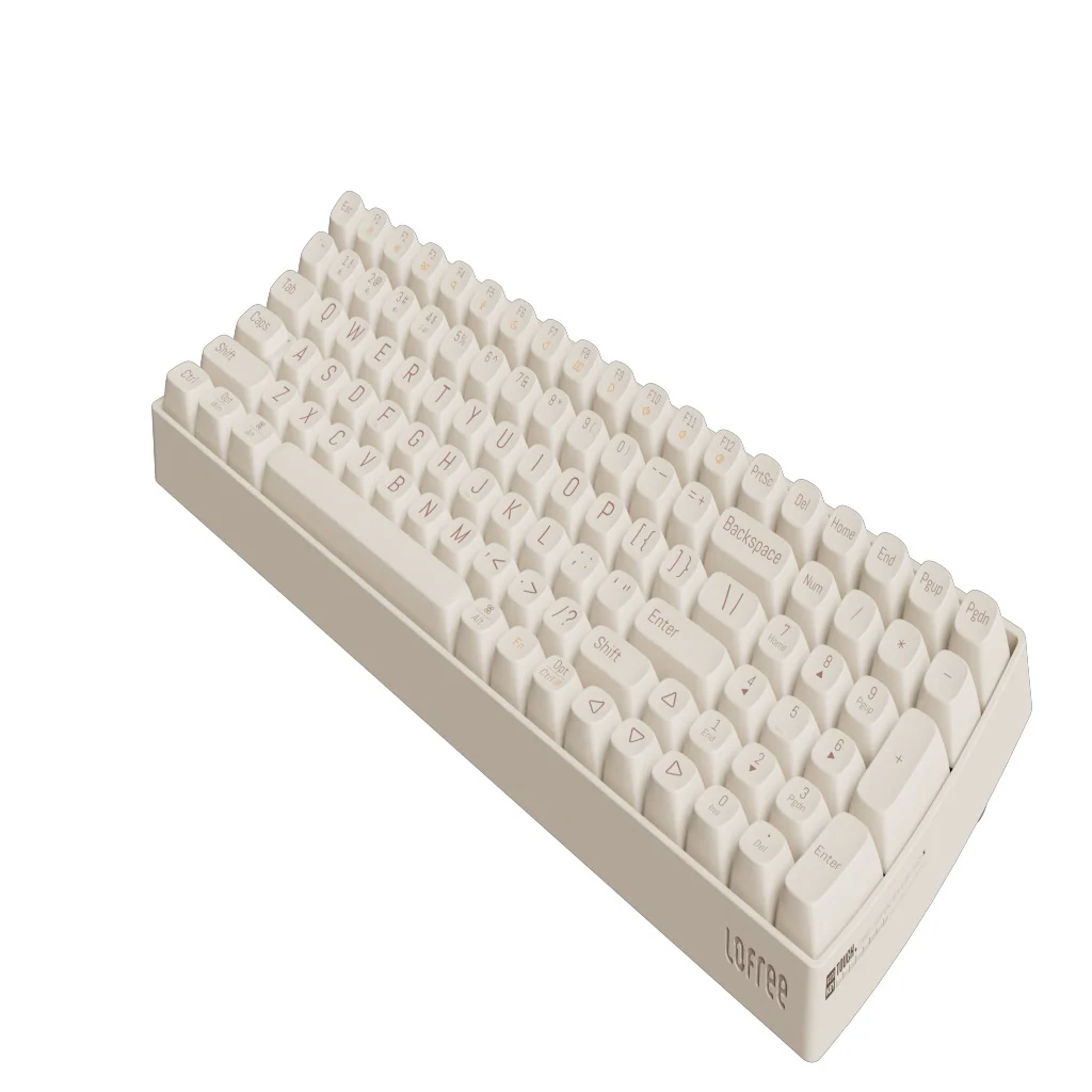 Lofree Touch 100 Keys Triple Mode Wireless Mechanical Keyboard (Tofu) - Image 3