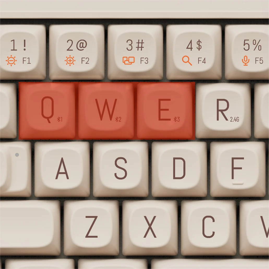 Lofree Touch 100 Keys Triple Mode Wireless Mechanical Keyboard (Tofu) - Image 9