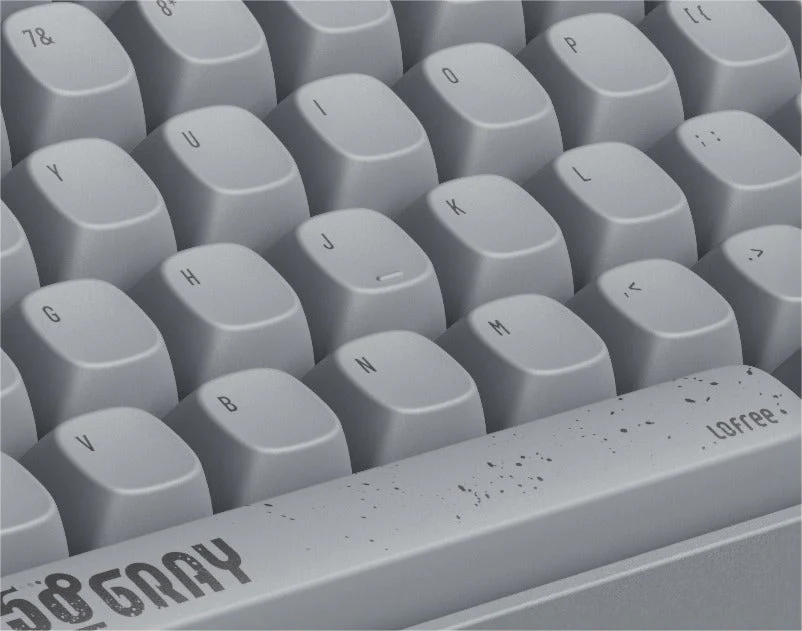 Lofree Touch 68 Keys Triple Mode Wireless Mechanical Keyboard (Grey) - Image 7