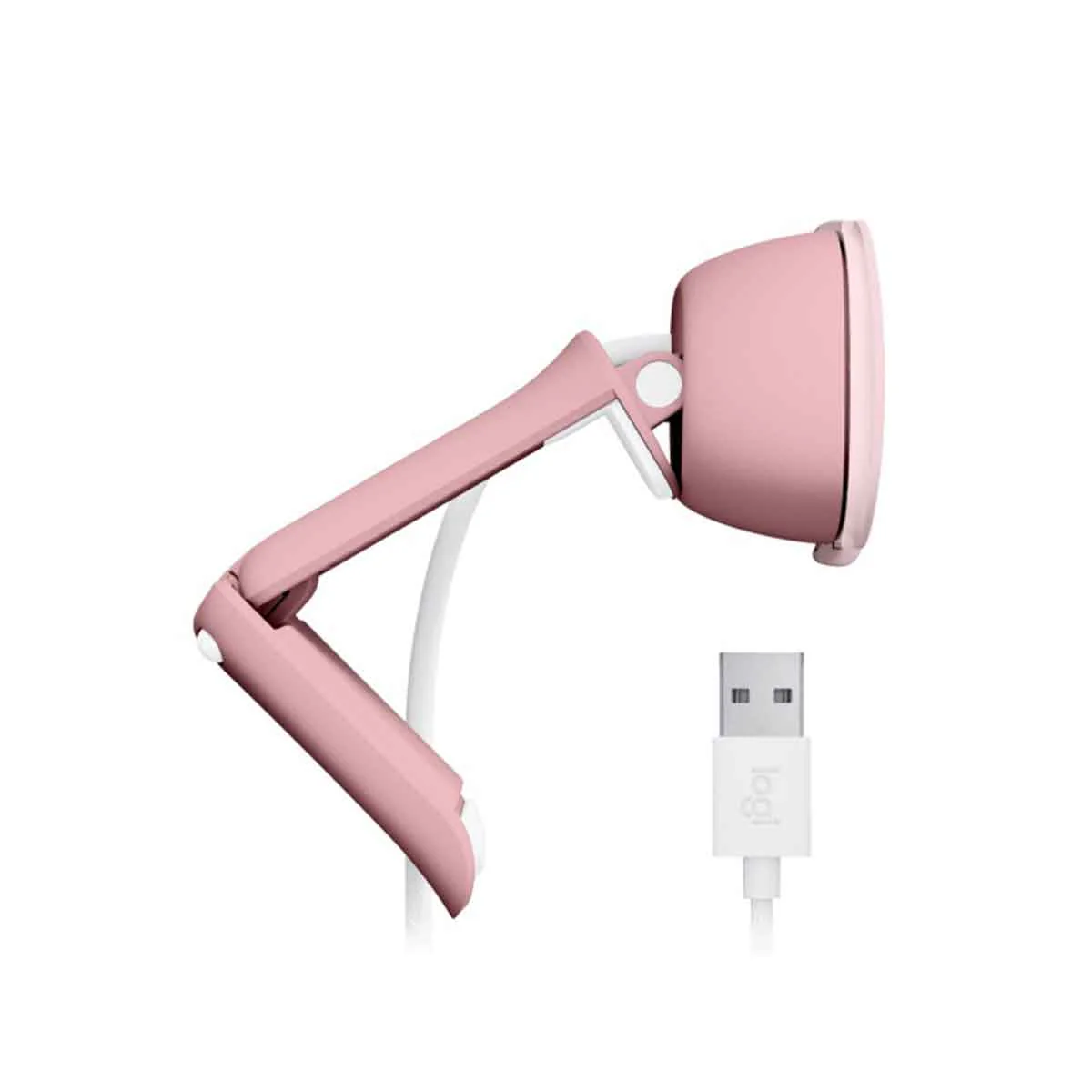 Logitech Brio 100 Full HD 1080P Web Cam (Off-White, Rose, Graphite) - Image 11