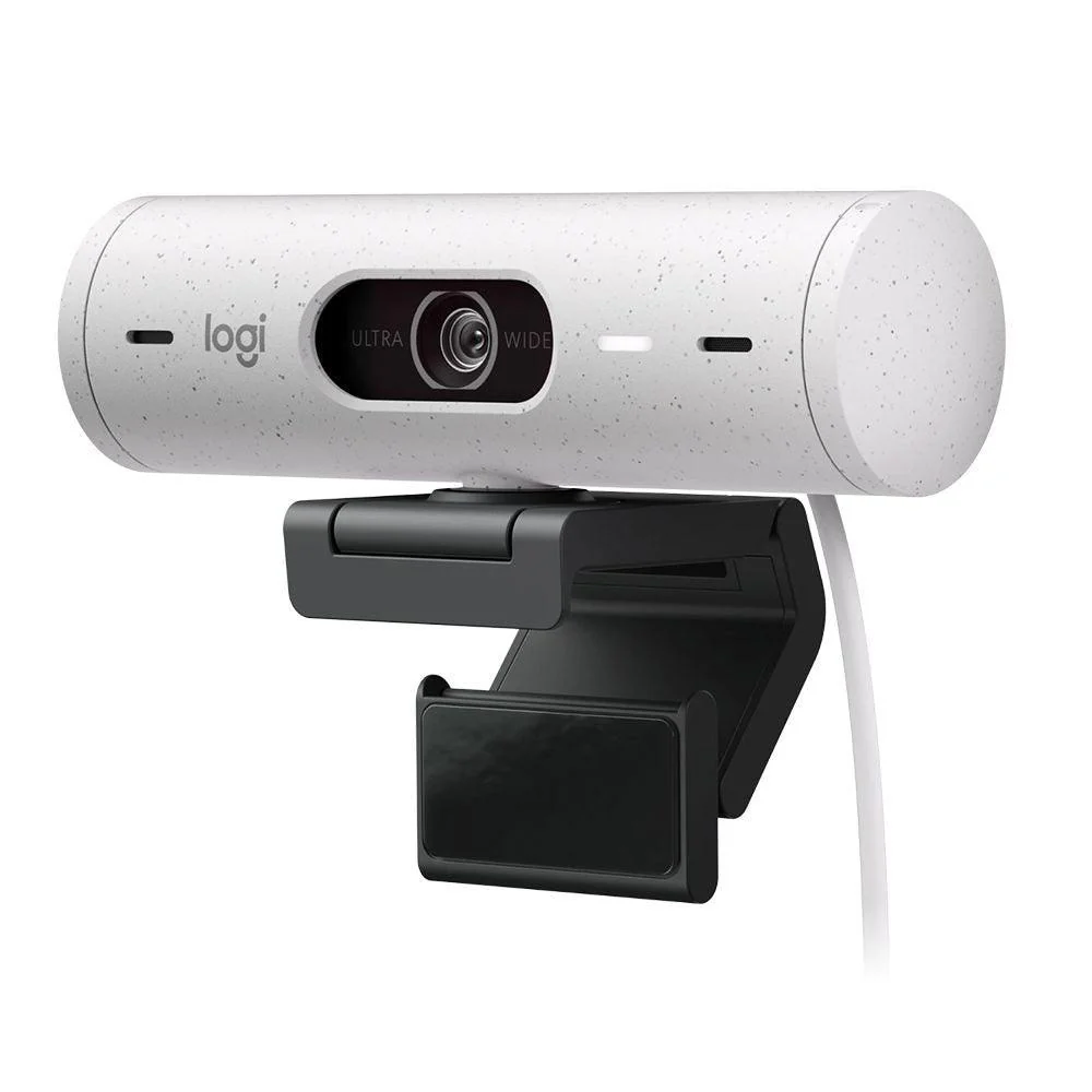 Logitech Brio 500 Full HD Webcam With HDR (Off-White)