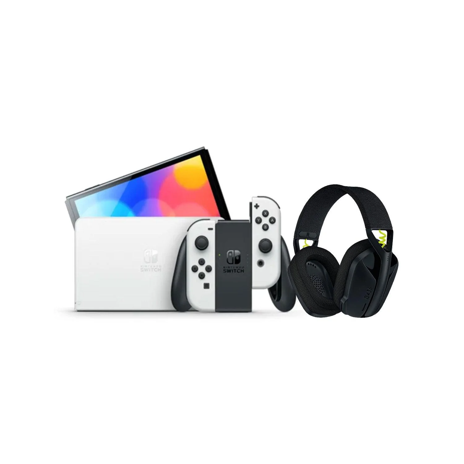 LOGITECH G435 LIGHTSPEED WIRELESS GAMING HEADSET (BLACK) + NINTENDO SWITCH CONSOLE (Lite, Refresh, OLED) - Image 8