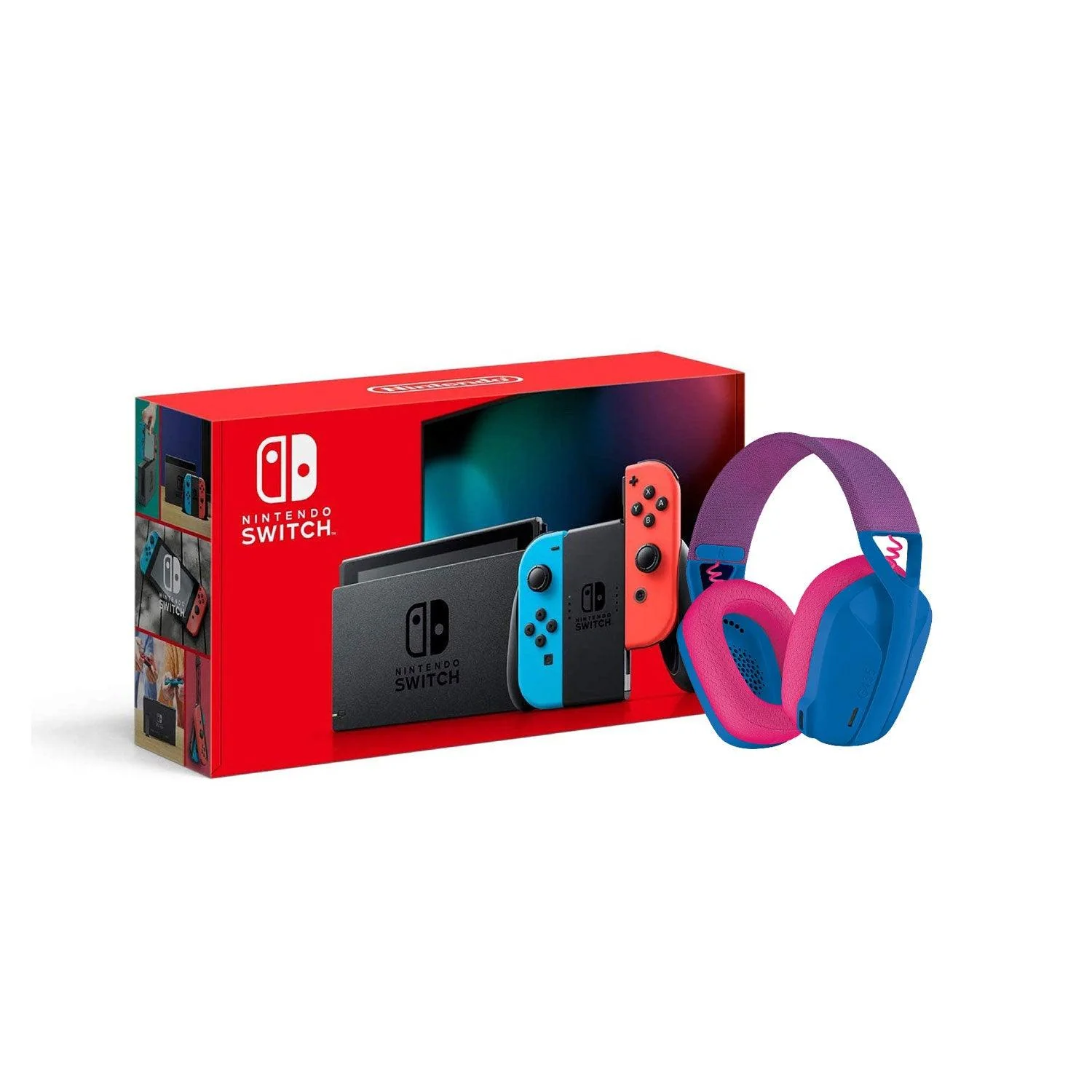LOGITECH G435 LIGHTSPEED WIRELESS GAMING HEADSET (BLUE) + NINTENDO SWITCH CONSOLE (Lite, Refresh, OLED) - Image 7