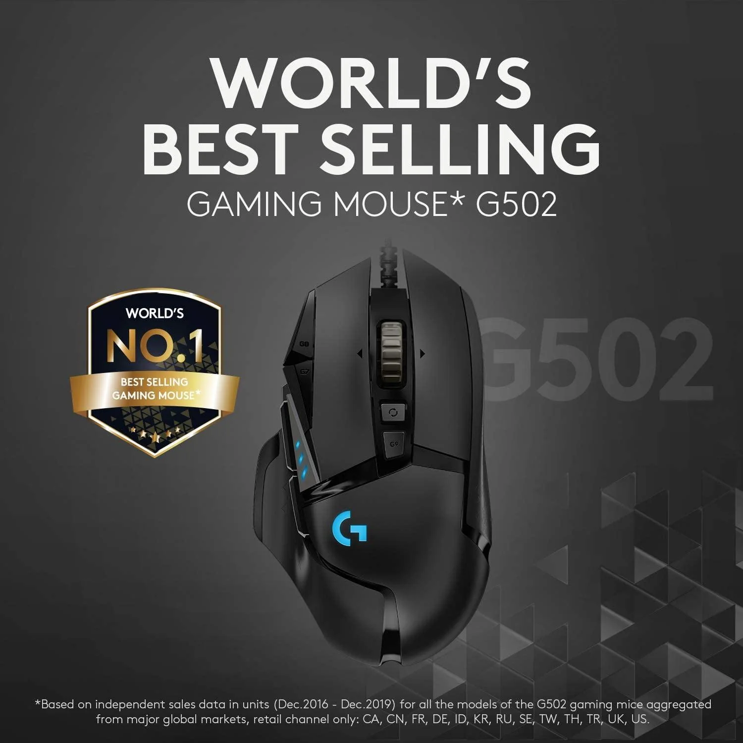 Logitech G502 Hero High Performance Gaming Mouse - Image 3