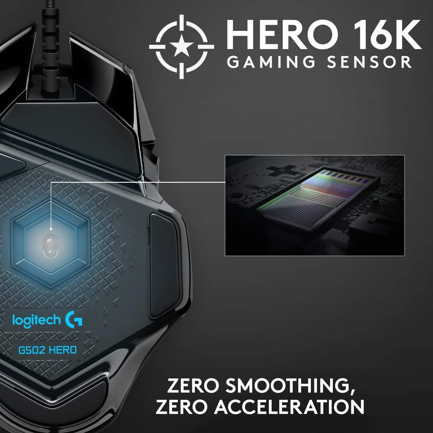 Logitech G502 Hero High Performance Gaming Mouse - Image 4
