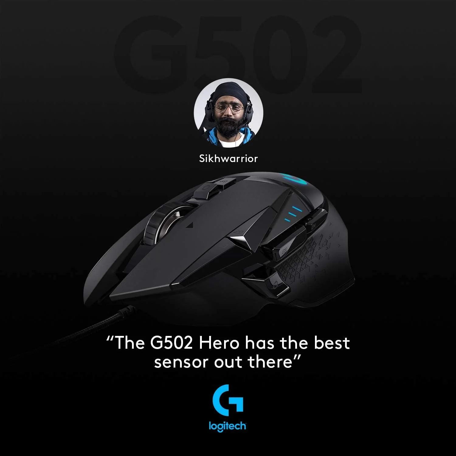 Logitech G502 Hero High Performance Gaming Mouse - Image 6