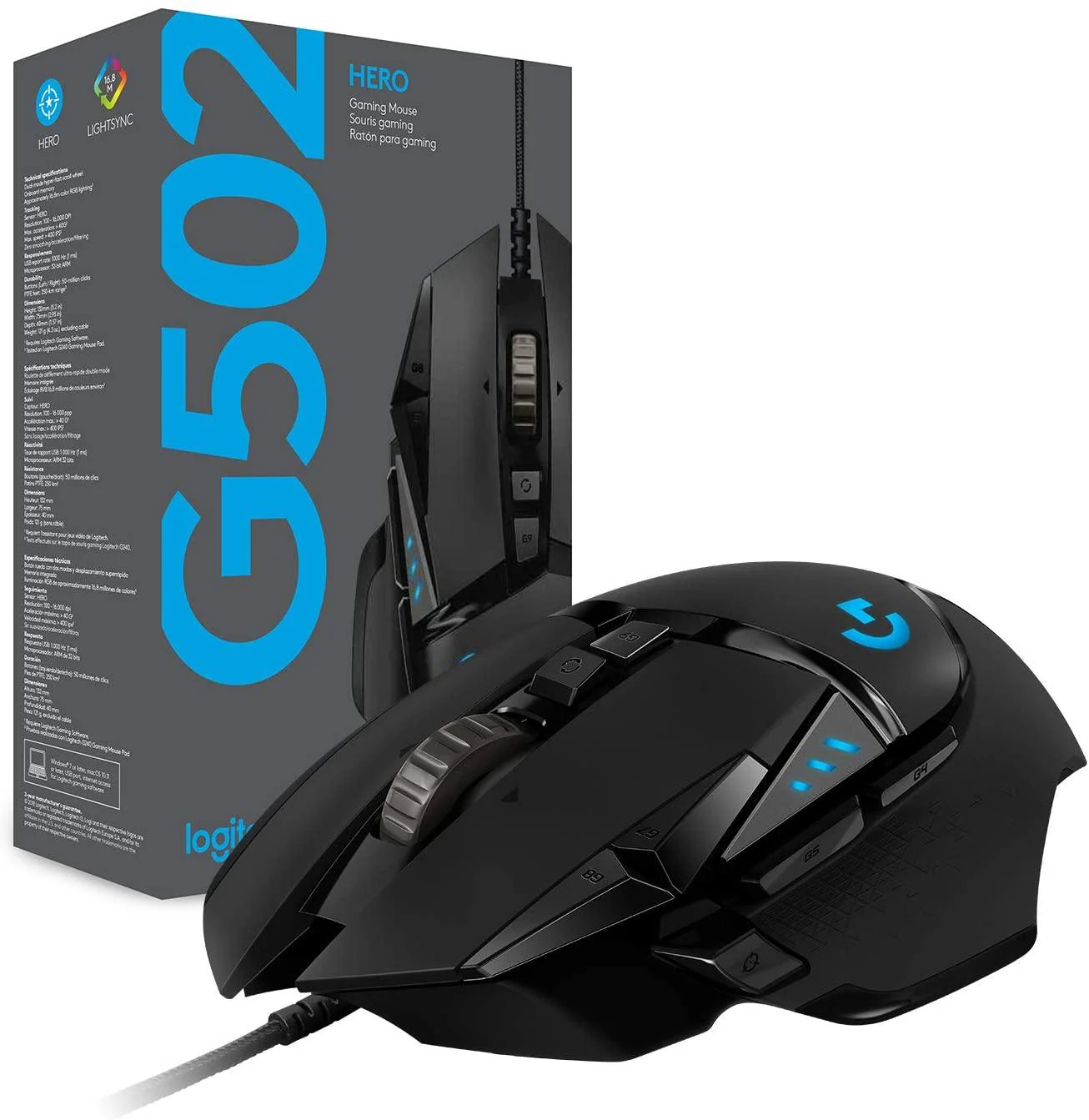 Logitech G502 Hero High Performance Gaming Mouse - Image 9