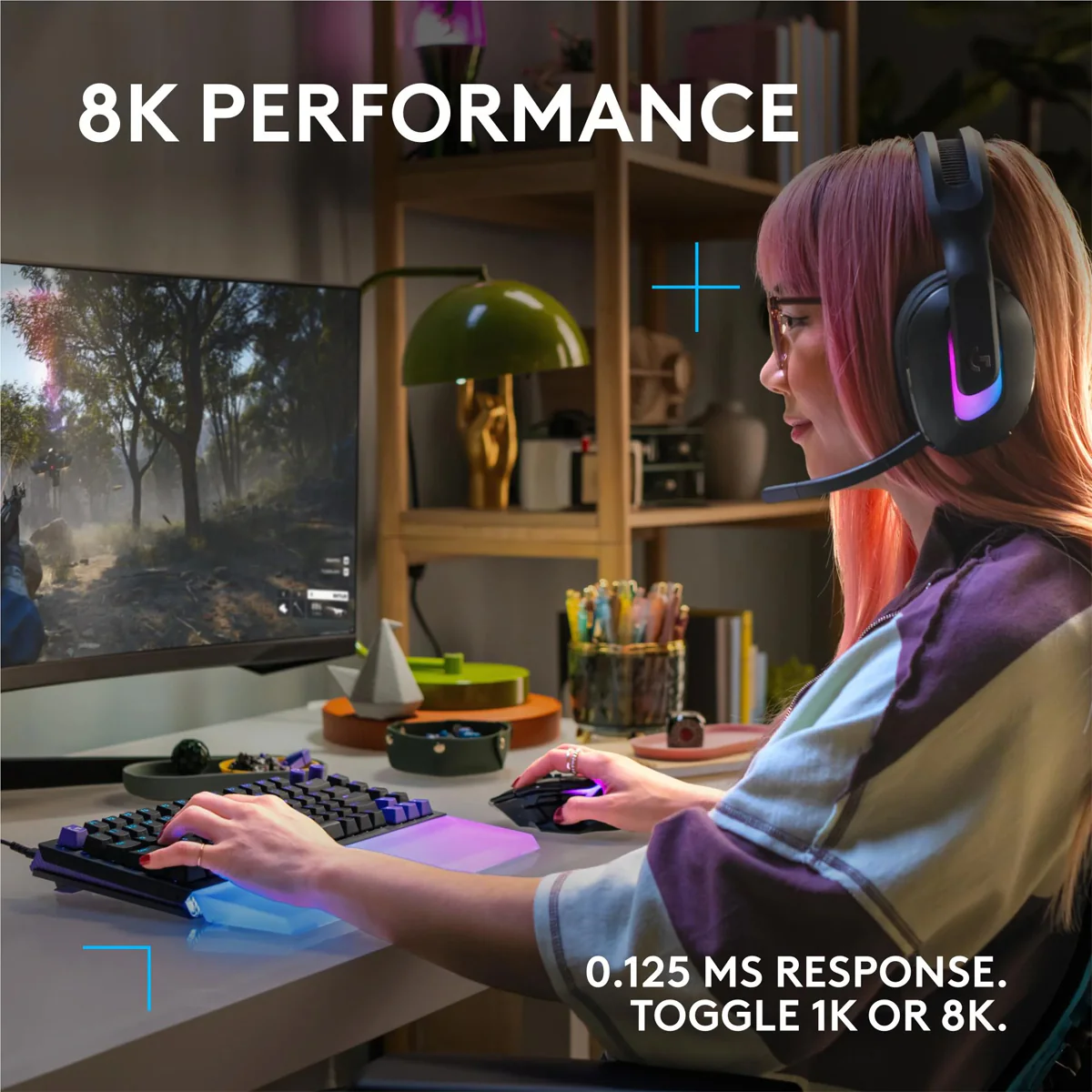 Logitech G512 X 75 Dual Swap TMR Analog/Mechanical 8k Gaming Keyboard (Black) (920-013942) - Image 6