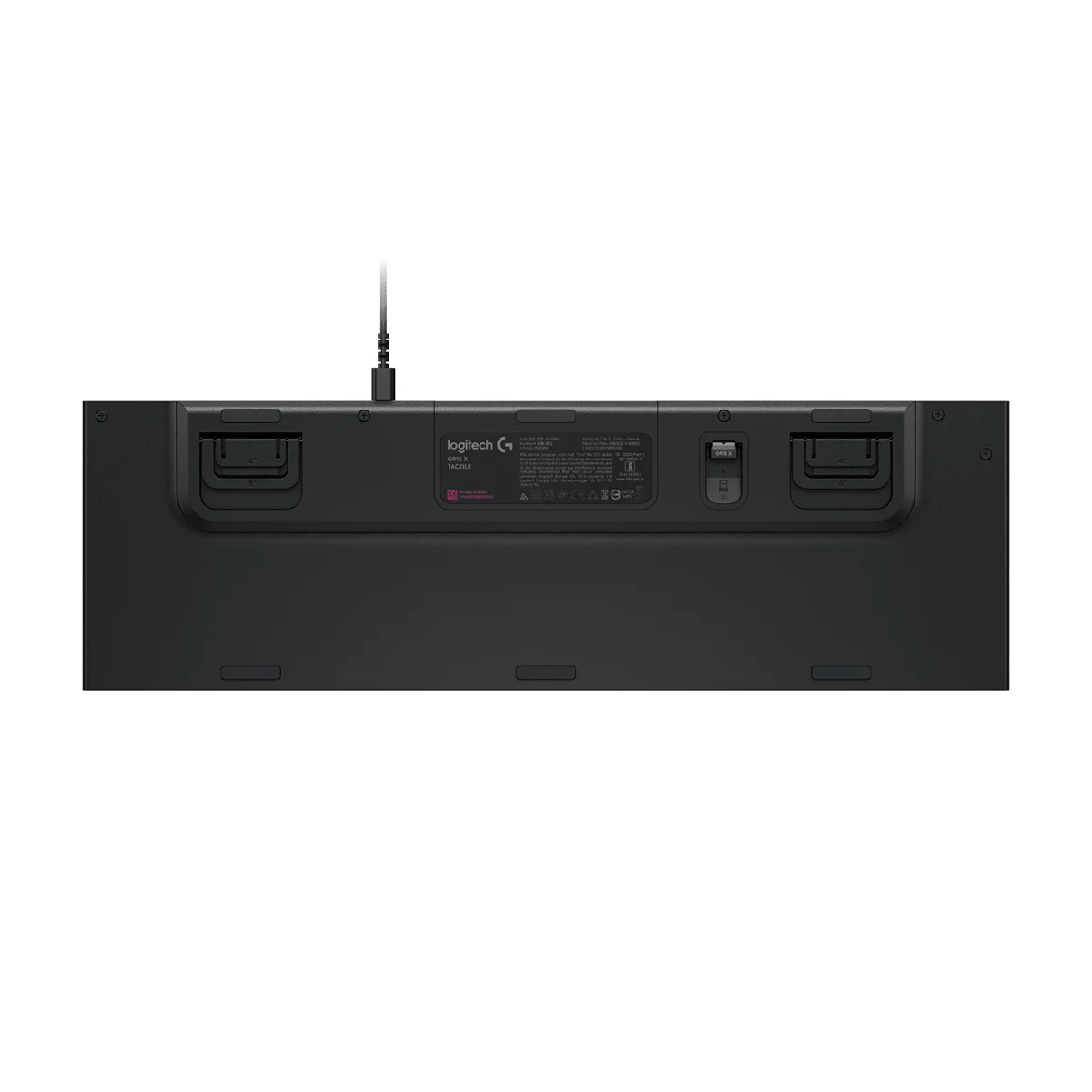 Logitech G915X Low-Profile Wired Gaming Keyboard (Black) (920-012944) - Image 7