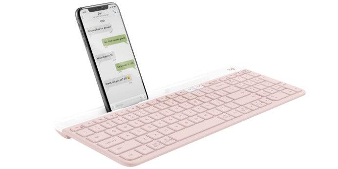 Logitech K580 Slim Multi-Device Wireless Keyboard (Rose) - Image 3