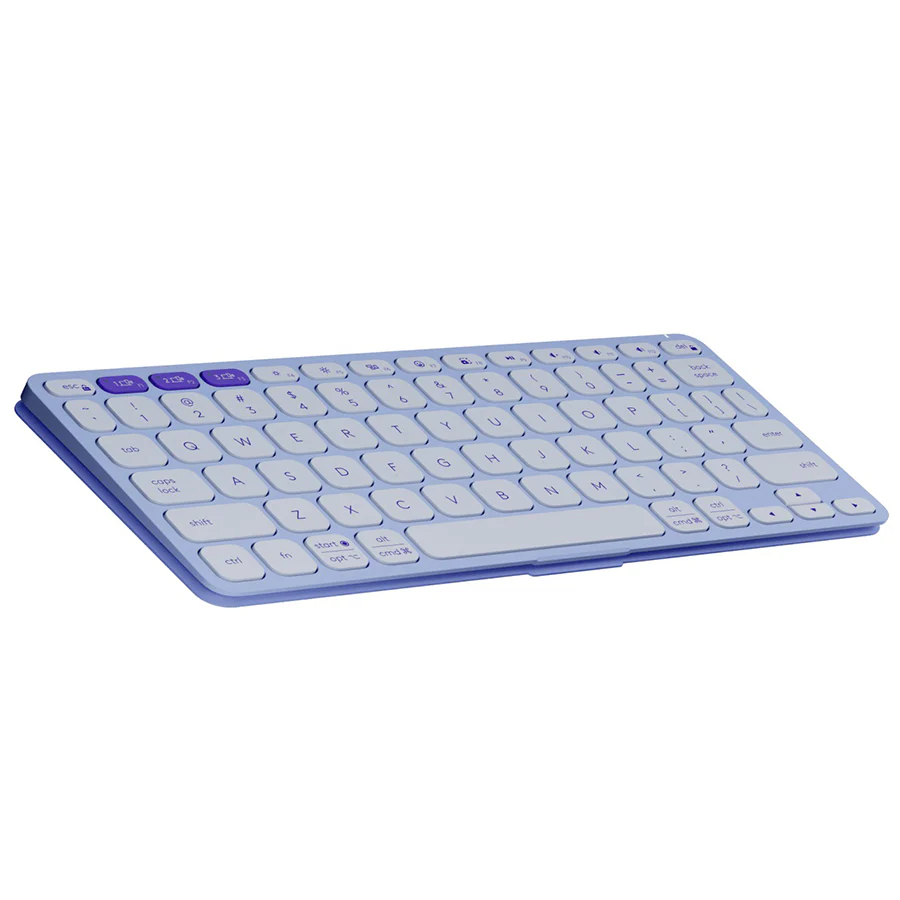 Logitech Keys-To-Go 2 Ultra Portable Wireless Keyboard With Cover (Graphite, Pale Gray, Lilac) - Image 4