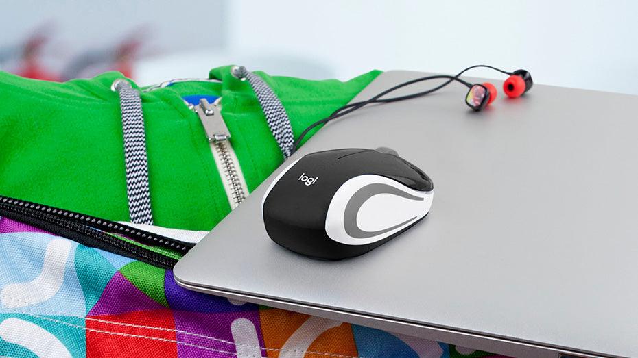 Logitech M187 Wireless Ultra Portable Mouse (Black) - Image 5