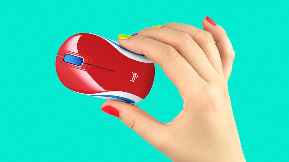 Logitech M187 Wireless Ultra Portable Mouse (Black) - Image 8