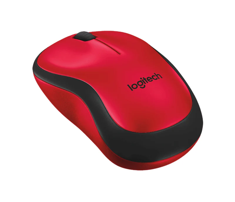 Logitech M221 Silent Wireless Mouse Red - Image 2