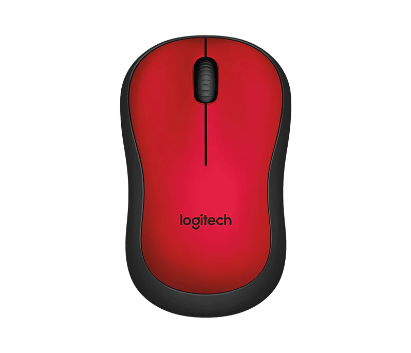Logitech M221 Silent Wireless Mouse Red - Image 3