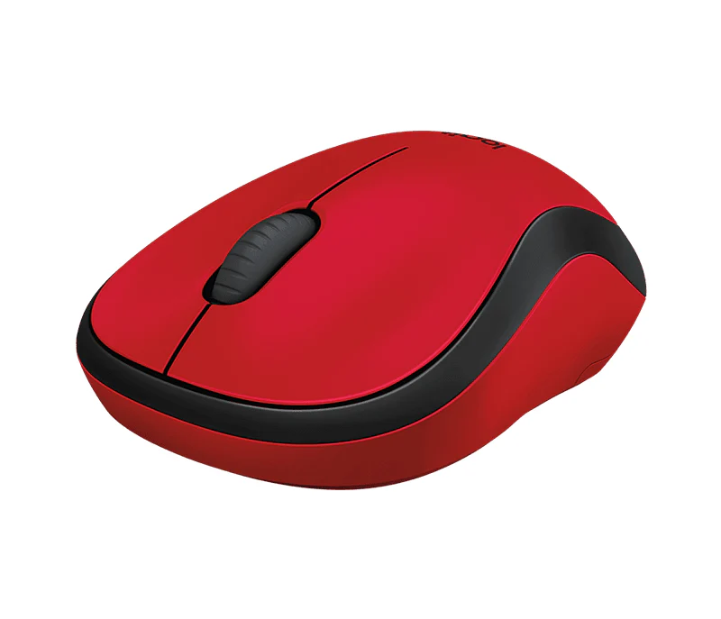 Logitech M221 Silent Wireless Mouse Red - Image 5