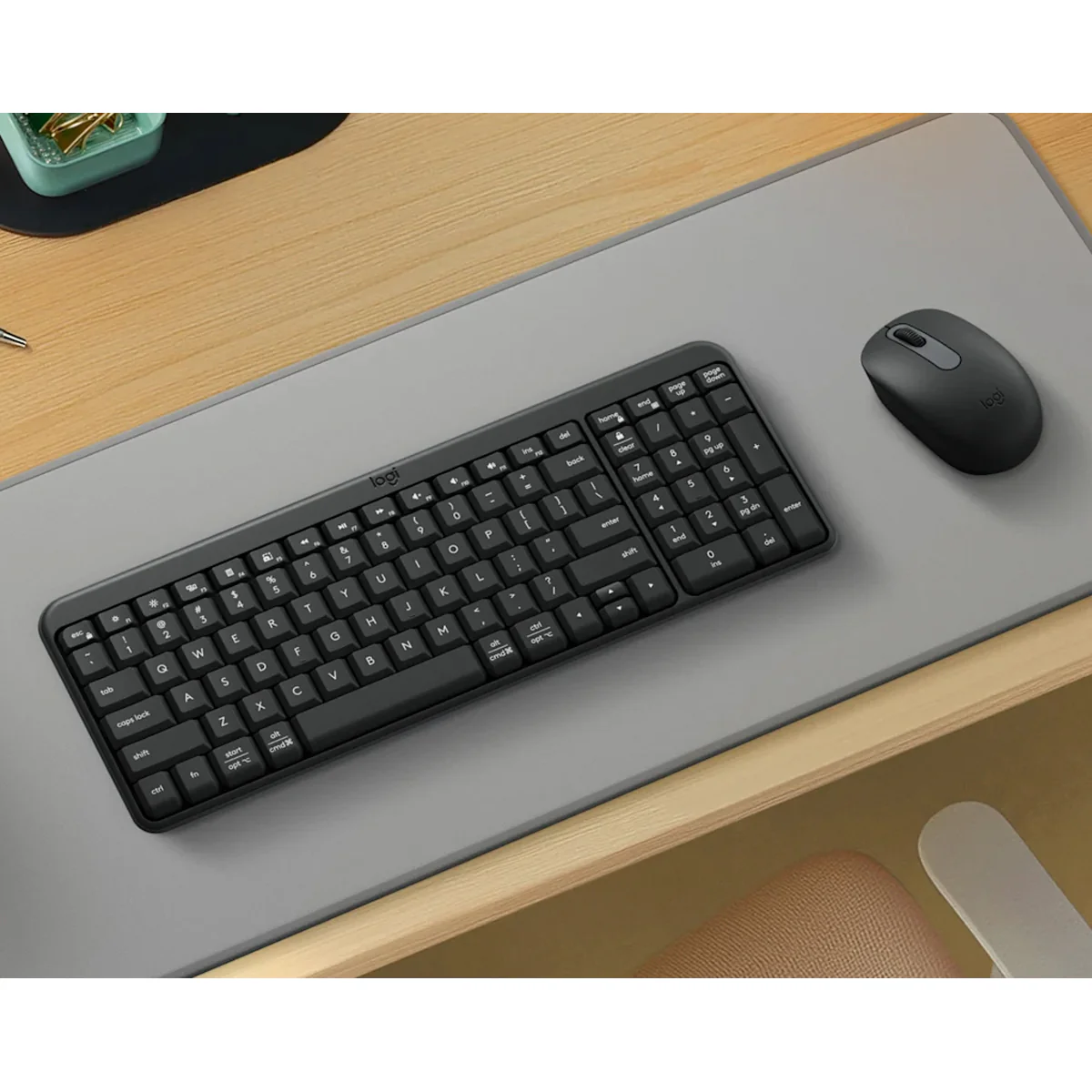 Logitech MK250 Compact Wireless Mouse and Keyboard (Graphite) (920-013559) - Image 14