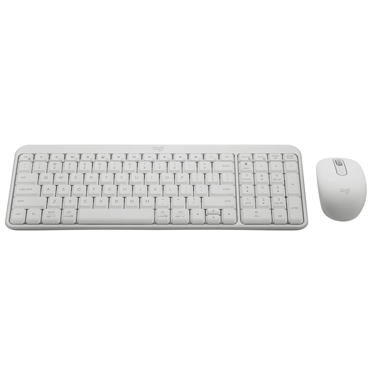 Logitech MK250 Compact Wireless Mouse and Keyboard (Off-White) (920-013560) - Image 13