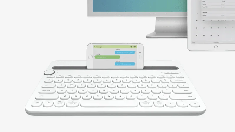 Logitech Multi-Device K480 Bluetooth Keyboard (White) - Image 6