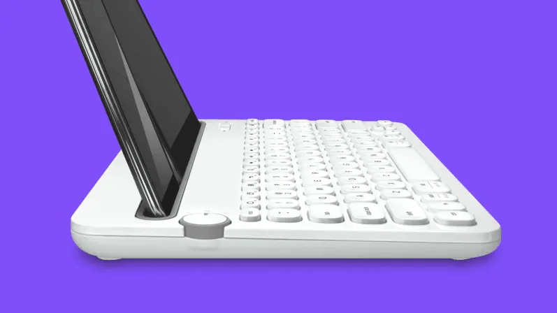 Logitech Multi-Device K480 Bluetooth Keyboard (White) - Image 7