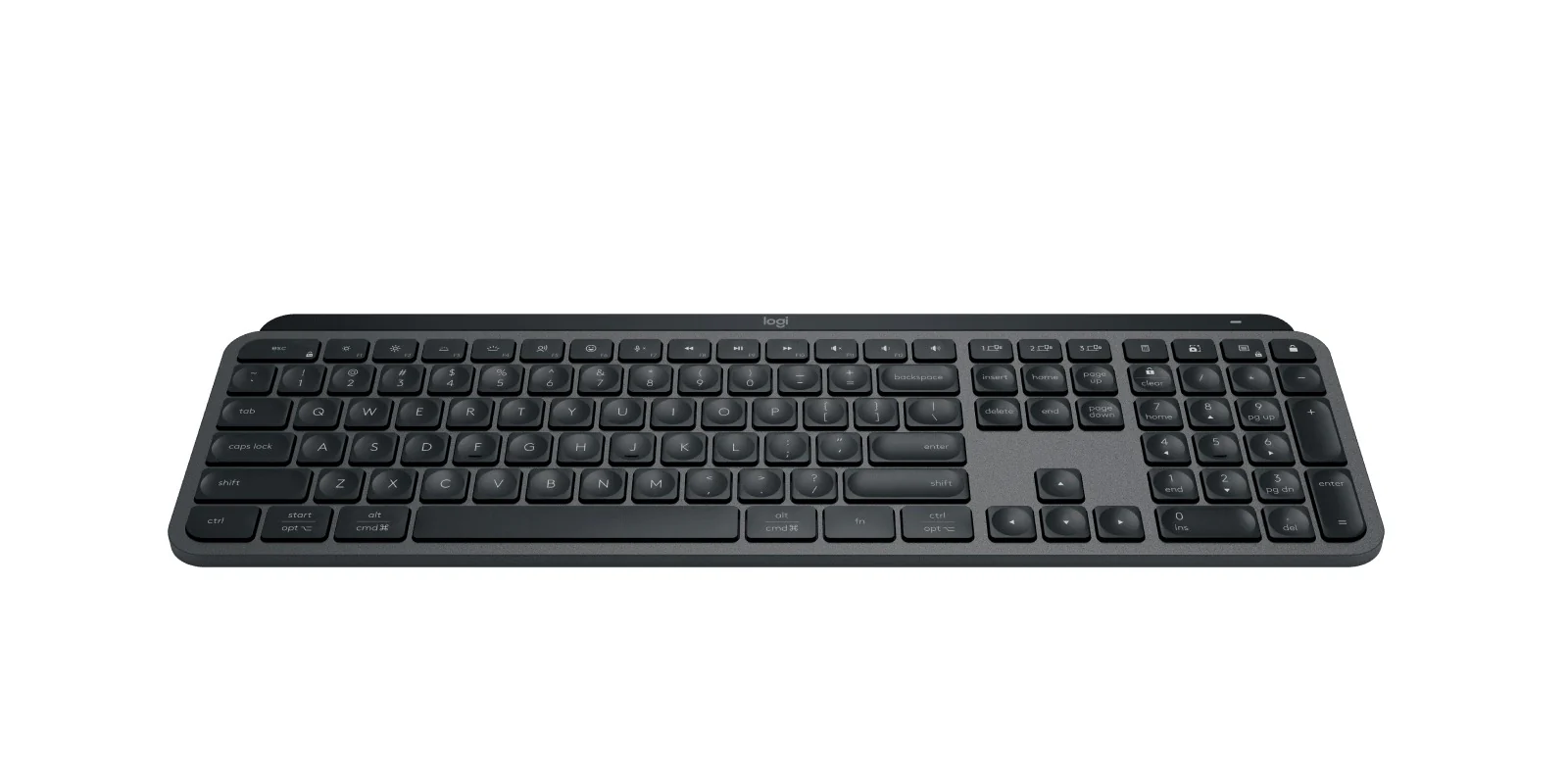 Logitech MX Keys S Advanced Wireless Illuminated Keyboard (Graphite) - Image 3