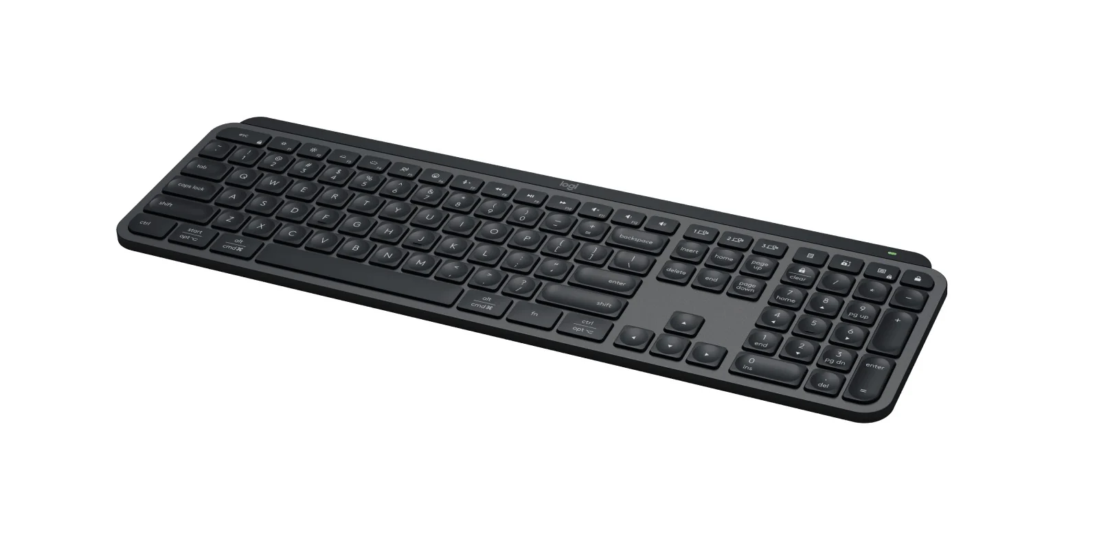 Logitech MX Keys S Advanced Wireless Illuminated Keyboard (Graphite) - Image 4