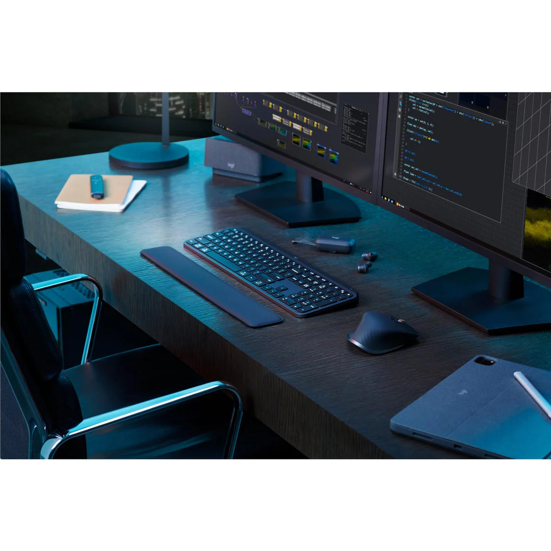 Logitech MX Keys S Advanced Wireless Illuminated Keyboard (Graphite) - Image 5
