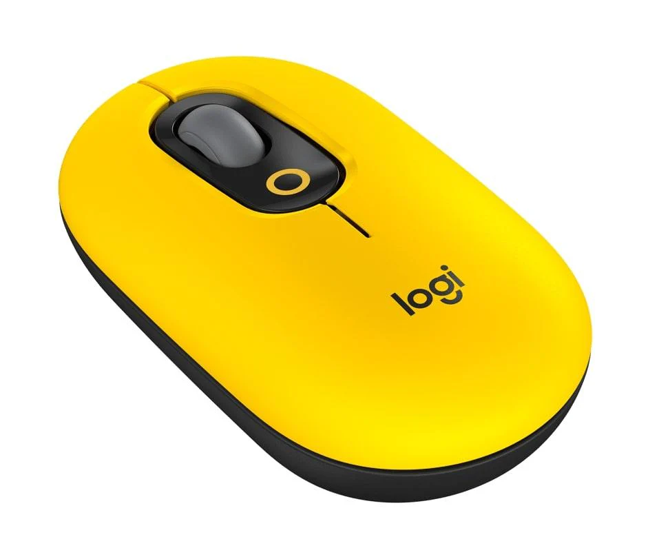 Logitech Pop Mouse Wireless With Customizable Emoji (Blast Yellow) - Image 2