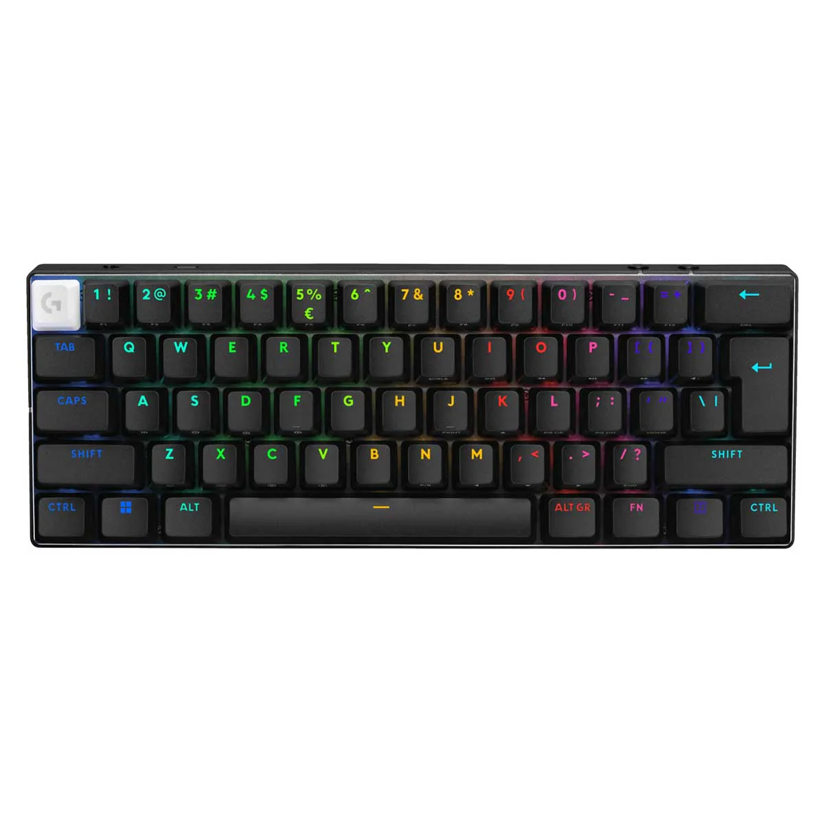 Logitech Pro X 60 Lightspeed Wireless Gaming Keyboard (GX Optical Tactile) (Black, White, Magenta) - Image 3