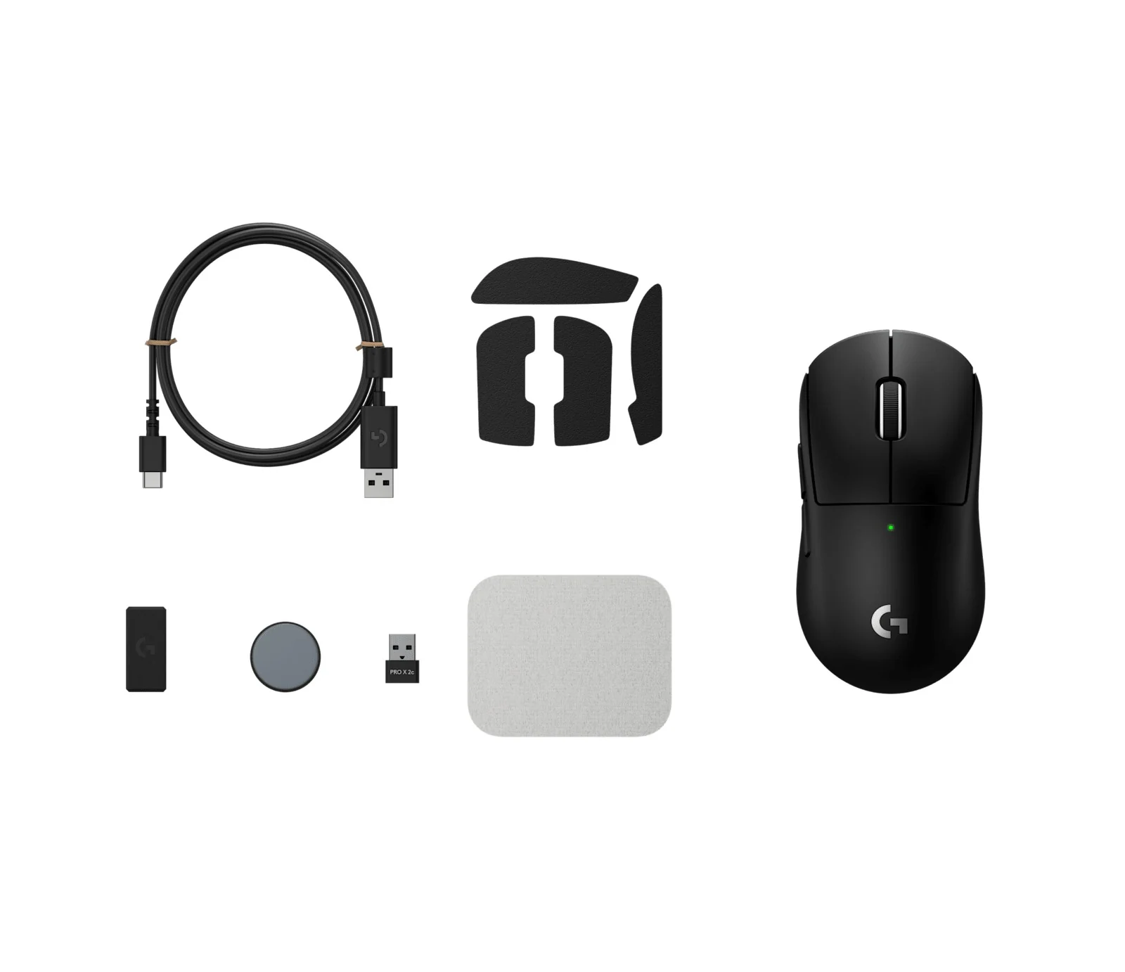 Logitech Pro X Superlight 2c Lightspeed Wireless Gaming Mouse (Black, White) - Image 7