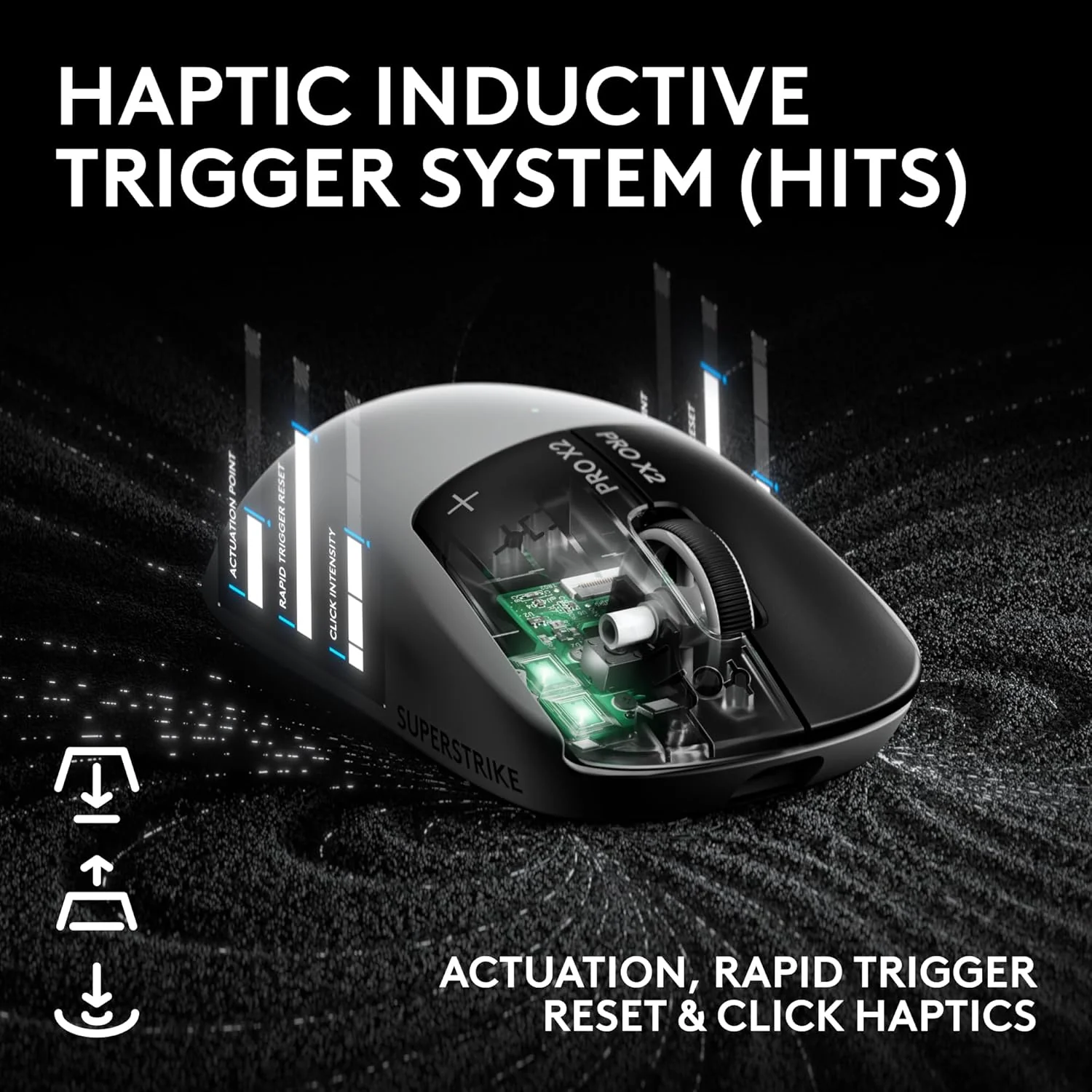 Logitech Pro X2 Superstrike Lightspeed Gaming Mouse - Image 2