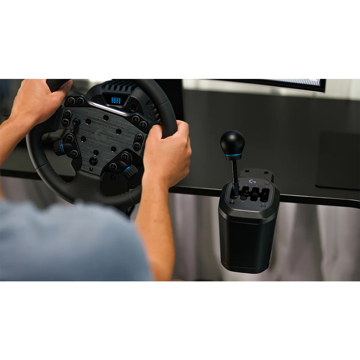 Logitech RS H-Shifter for PC/Playstation/Xbox (Black) (941-000321) - Image 7