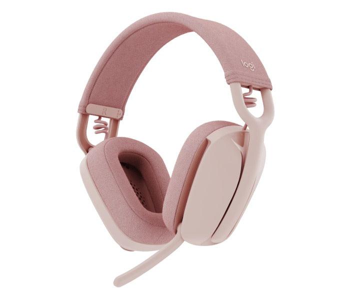 Logitech Zone Vibe 100 Wireless Over-Ear Headphones (Rose)