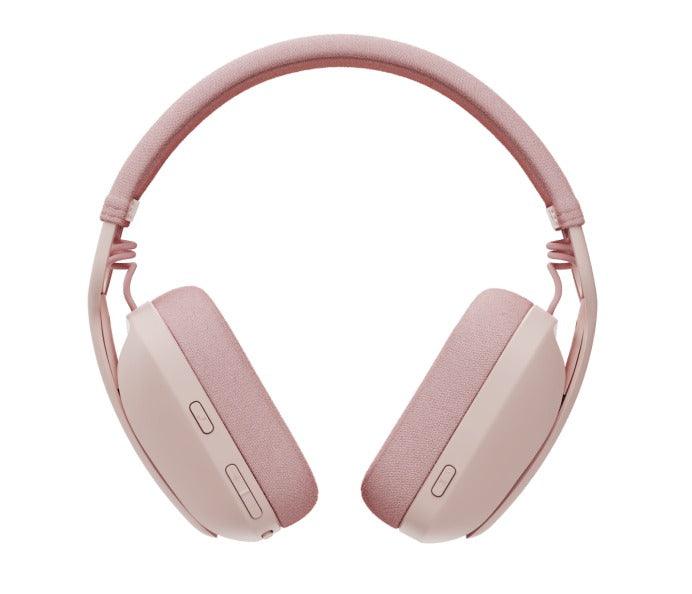 Logitech Zone Vibe 100 Wireless Over-Ear Headphones (Rose) - Image 2