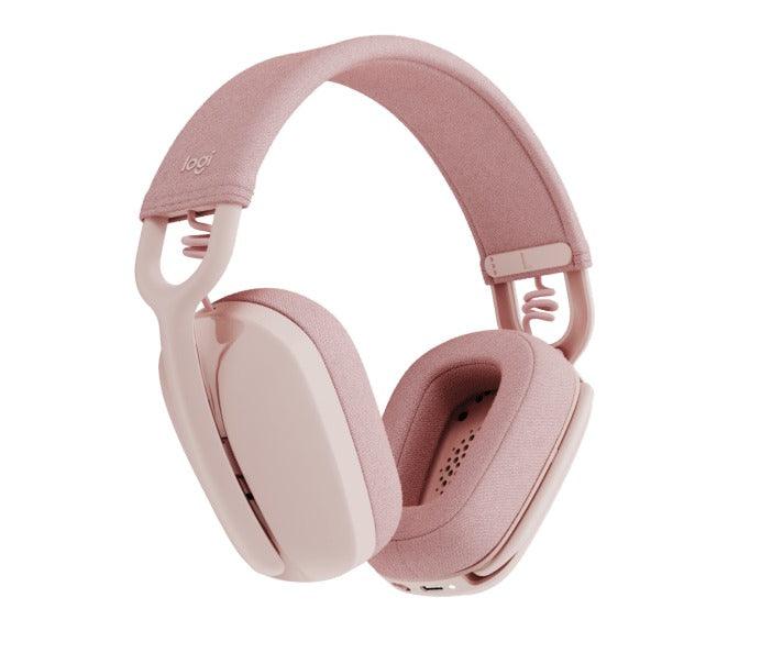 Logitech Zone Vibe 100 Wireless Over-Ear Headphones (Rose) - Image 4
