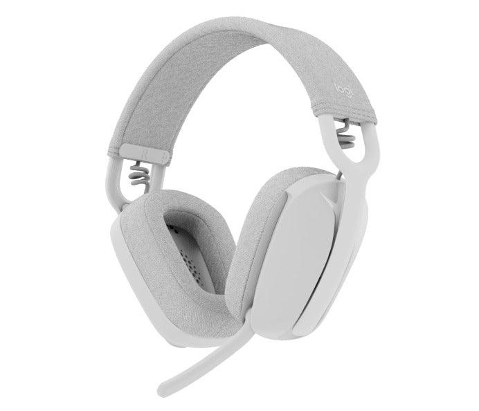 Logitech Zone Vibe 100 Wireless Over-Ear Headphones (Off-White)