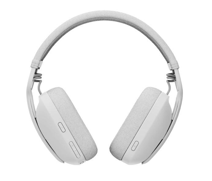 Logitech Zone Vibe 100 Wireless Over-Ear Headphones (Off-White) - Image 2