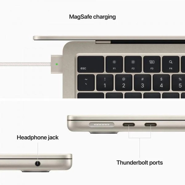 MacBook Air 13” (2022) M2 512GB (MLY23PP/A) (Starlight) - Image 7