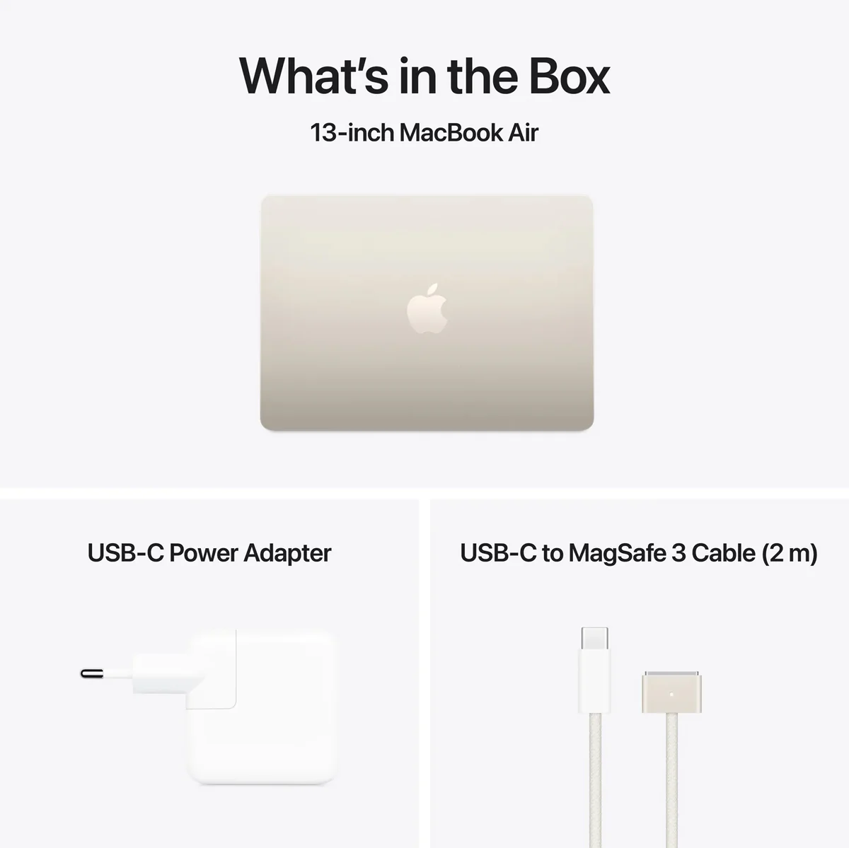 MacBook Air 13" 16GB+512GB M4 Chip with 10-Core CPU & 10-Core GPU (Starlight) (MW103PP/A) - Image 8