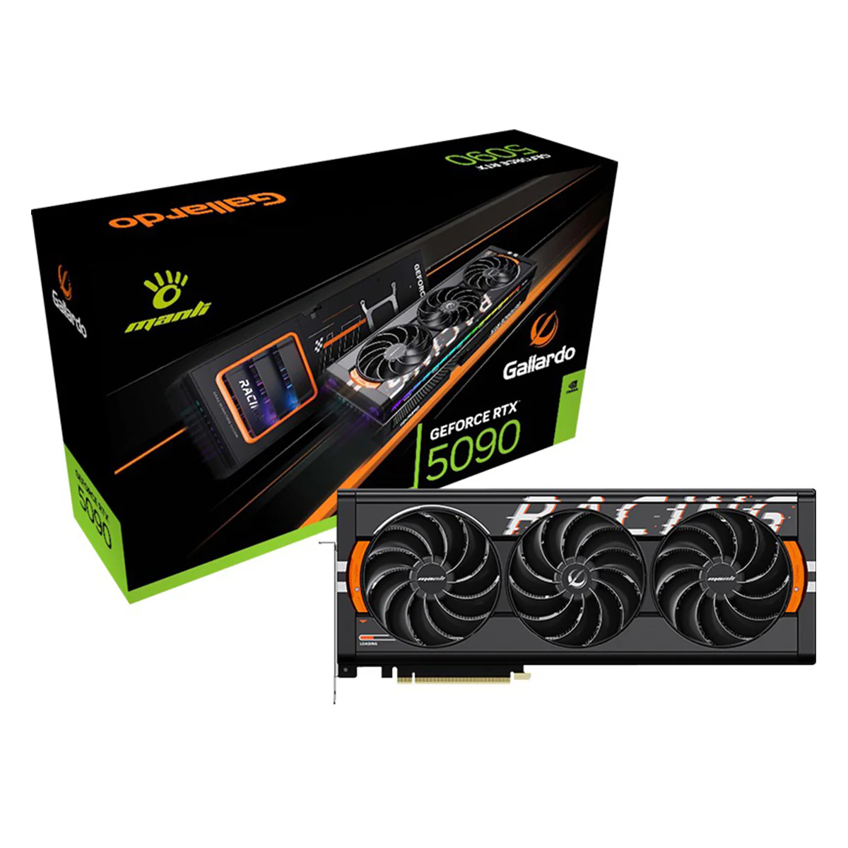 Manli Gallardo GeForce RTX 5090 OC 32GB GDDR7 Triple Cooler RGB Graphics Card (M-N509GO/D732G-M3626) - Image 7
