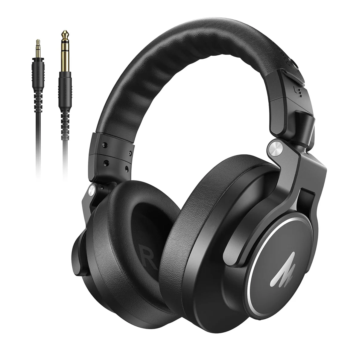 Maono MH700 Professional Studio Monitoring Headphones (Silver/Brown, Black) - Image 12