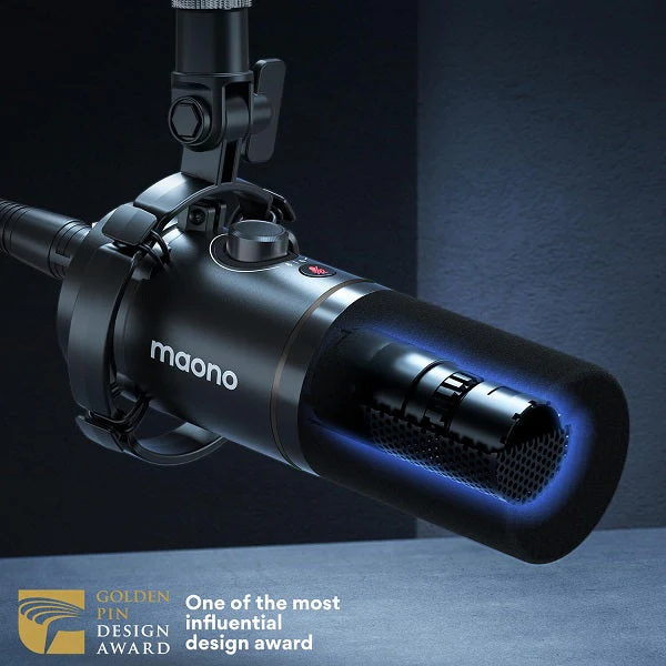 Maono PD200X USB/XLR Podcast Dynamic Microphone (Black, White) - Image 7
